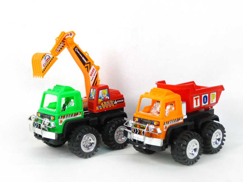 Friction Construction Truck(2S) toys