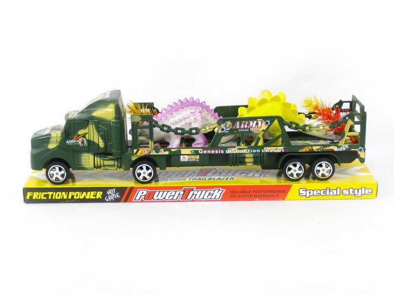 Friction Truck Tow Dinosaurs toys