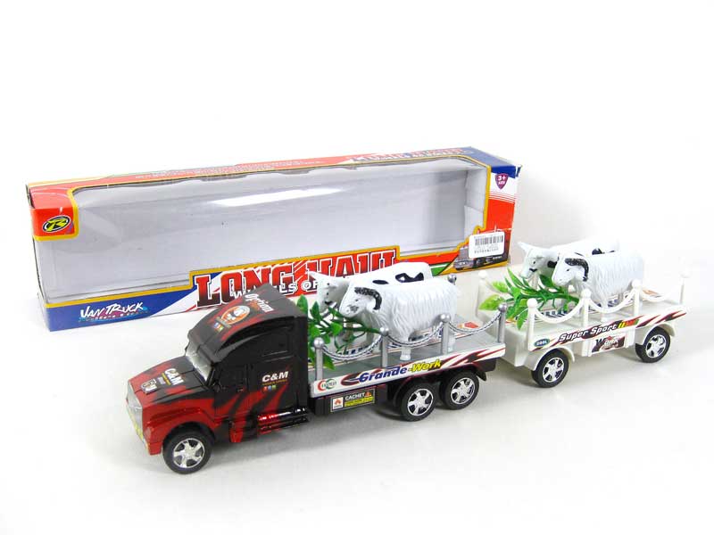 Friction Truck Tow Animal toys
