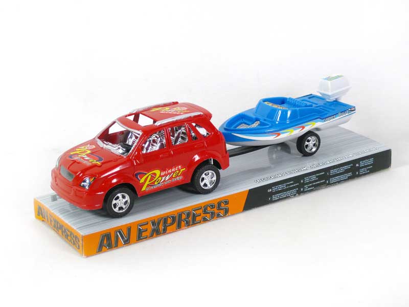 Friction Car Tow Boat(2S3C) toys