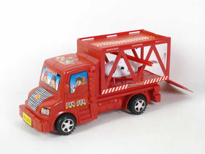 Friction Truck Tow Plane(2C) toys