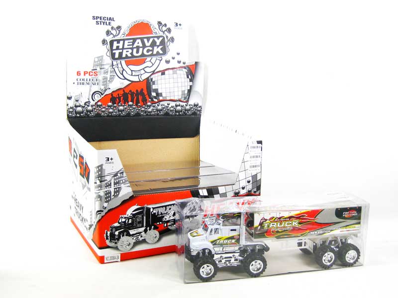 Friction Container Truck W/L(6in1) toys