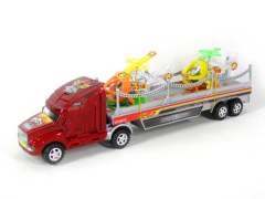 Friction  Truck Tow Helicopter(2C) toys