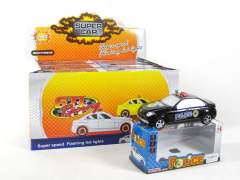 Friction Police Car W/L(12in1)
