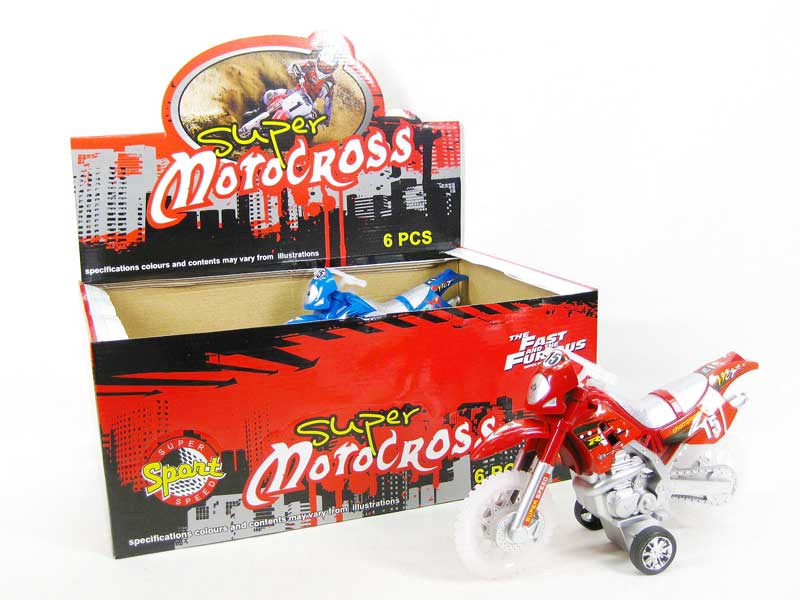 friction crosscountry motorcycle W/L_M(6in1) toys