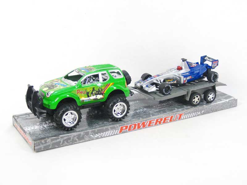 Friction Truck Tow Pull Back Equation Car(2C) toys