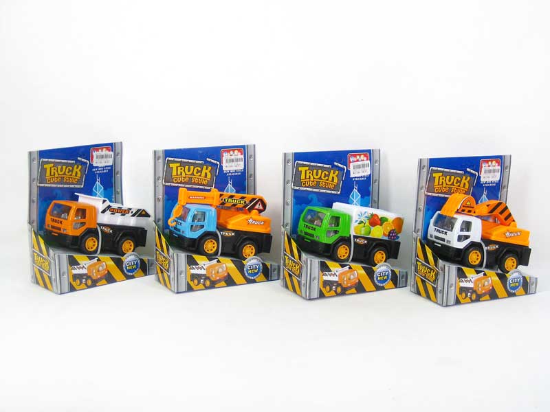 Friction Construction Truck(4S4C) toys