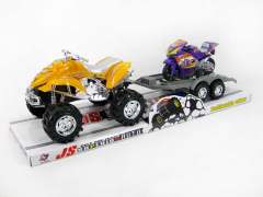 Friction Motorcycle Tow Truck(3C) toys