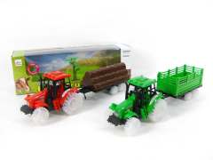 Friction Farmer Tractor W/L_M(2C4S) toys