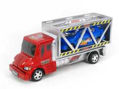 Friction Tow Truck & Free Wheel Car(2C)
