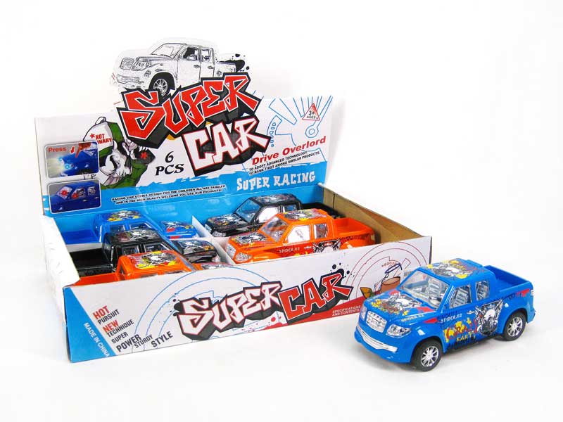 Friction Car W/L_M(6in1) toys