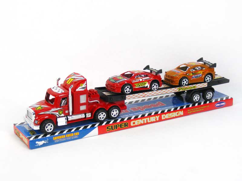 Friction Truck Tow Free Wheel Sports Car toys