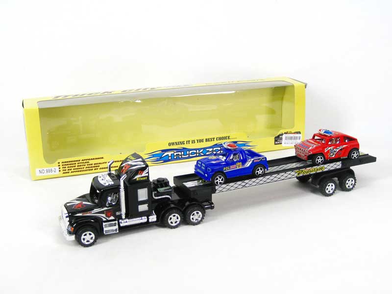 Friction Tow Truck & Free Wheel Police Car toys