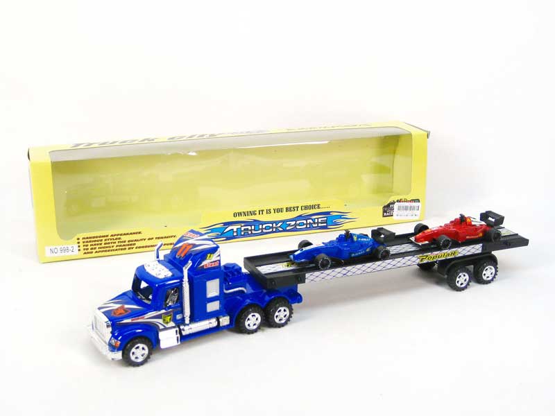 Friction Tow Truck & Free Wheel Equation Car toys