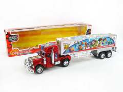 Friction Container Truck(2S2C) toys