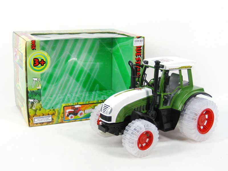 Friction Farmer Tractor W/L(2C) toys
