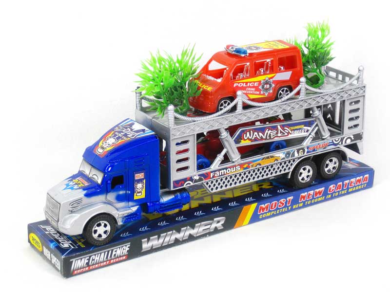 Friction Double Deck Trailer toys