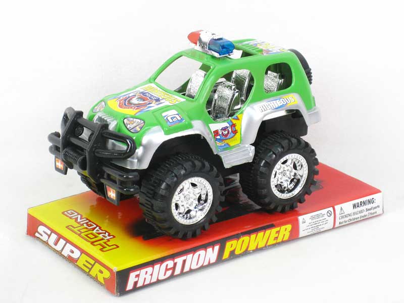 Friction Police Car(4C) toys