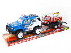 Friction Car Tow Fire Engine(2C)