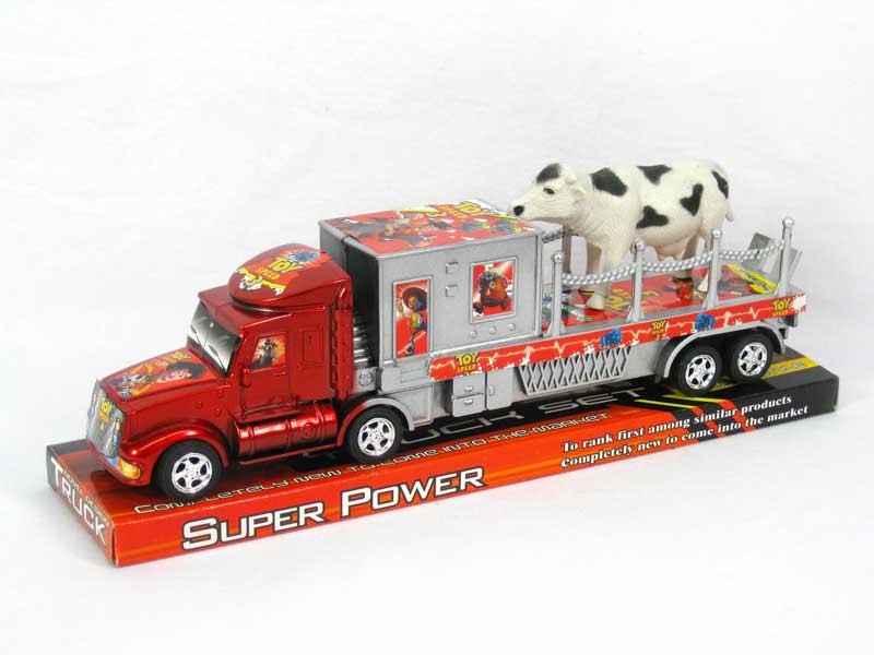 Friction Truck Tow Animal(3C) toys