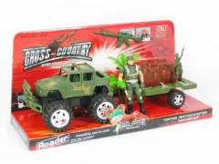 Friction Military Truck W/L