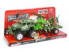 Friction Military Truck W/L