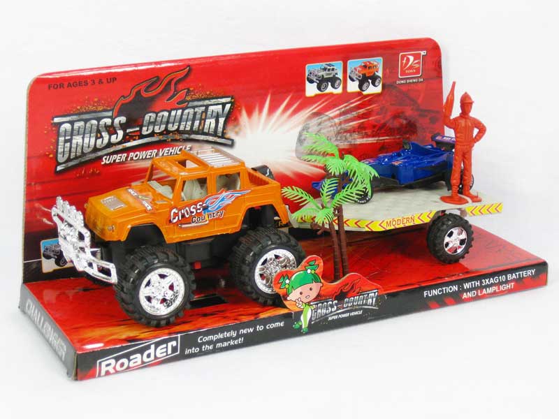 Friction Tow Truck W/L(4C) toys