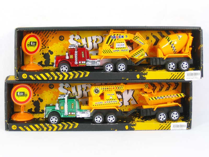 Friction Tow Friction Construction Truck(2S) toys