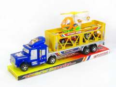 Friction Double Deck Trailer(2C) toys