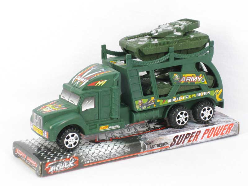 Friction Truck Tow Tank toys