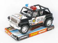 Friction Jeep Police Car(2C)