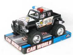 Friction Jeep Police Car(2C)