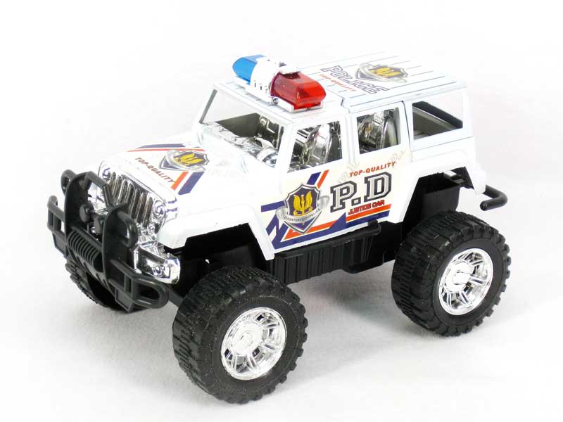 Friction Jeep Police Car(2C) toys