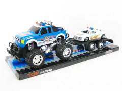 Friction Cross-country Police  Car toys