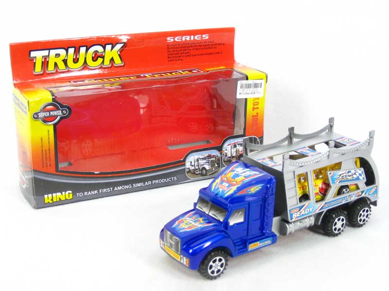 Friction Double Deck Trailer(3C) toys