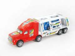 Friction Truck Tow Bus(2C) toys