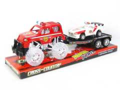 Friction Police Tow Truck W/L_IC(2S2C) toys