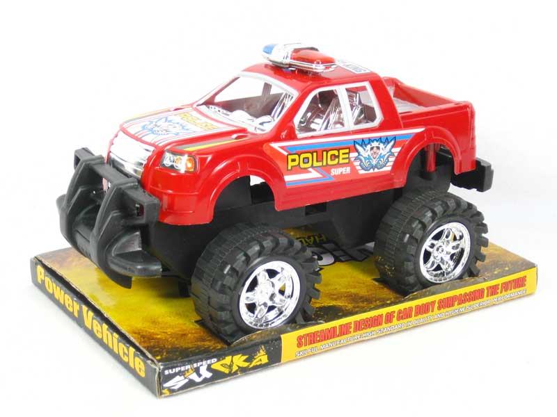 Friction Police Car toys