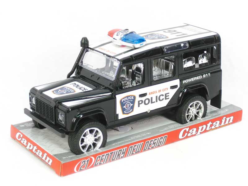 Friction Police Car W/L_IC(2C) toys