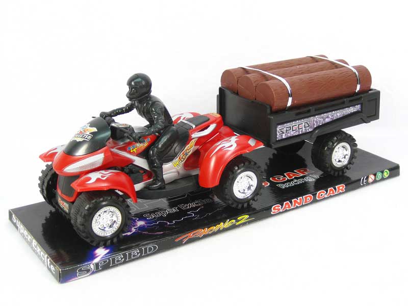 Friction Motorcycle Tow Batten toys