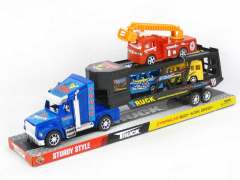 Friction Double Deck Trailer(3C) toys