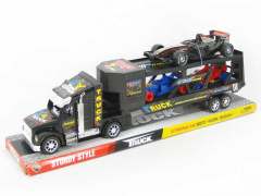 Friction Double Deck Trailer(3C) toys