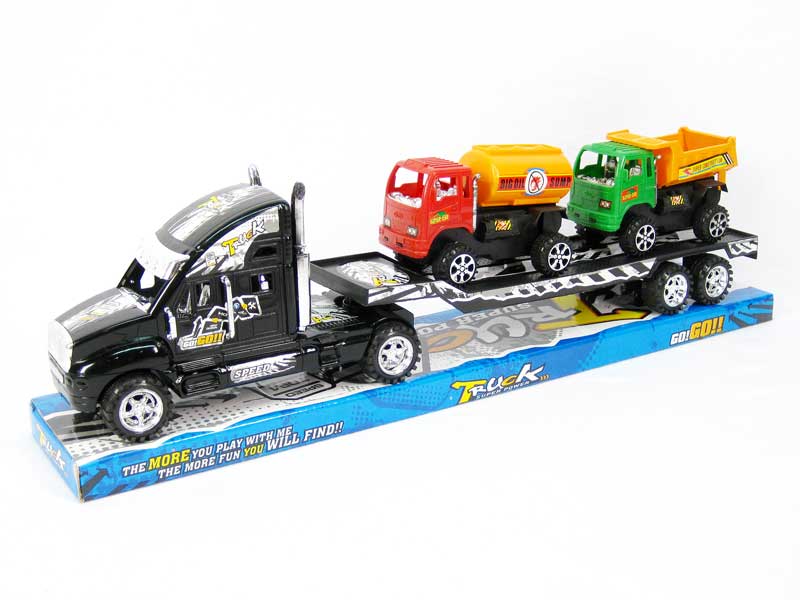 Friction Truck Tow  Free Wheel Tanker toys