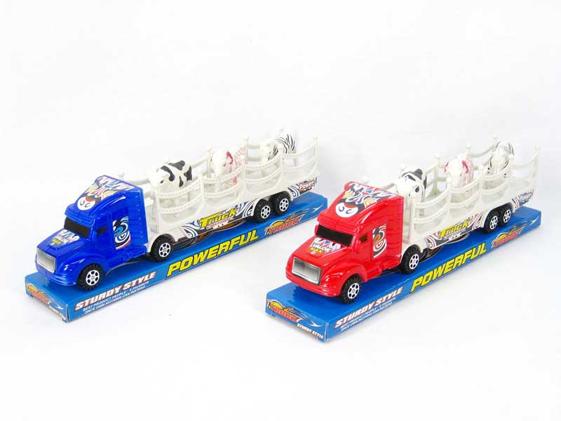 Friction Truck Tow Animal(2C) toys