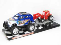 Friction Cross-country Tow Construction Truck(2S2C) toys