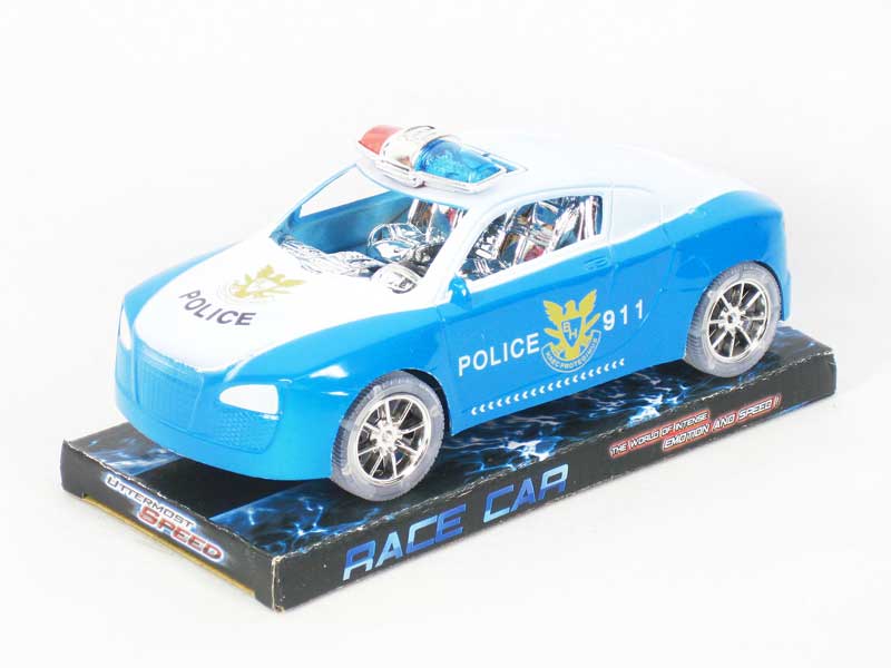 Friction Police Car W/L(2C) toys