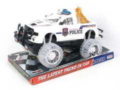 Friction Cross-country Police Car W/L