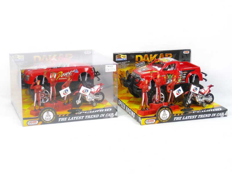 Friction Cross-country Car Set(2S) toys