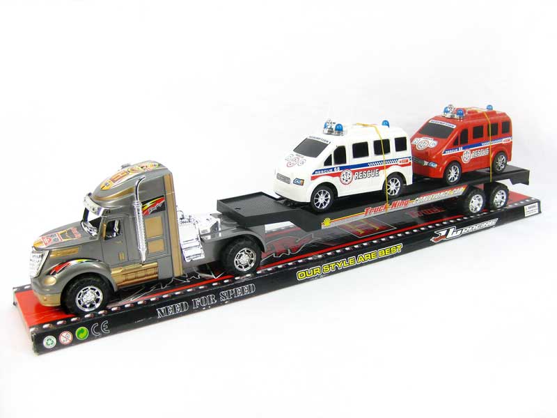 Friction Truck Tow Ambulance toys