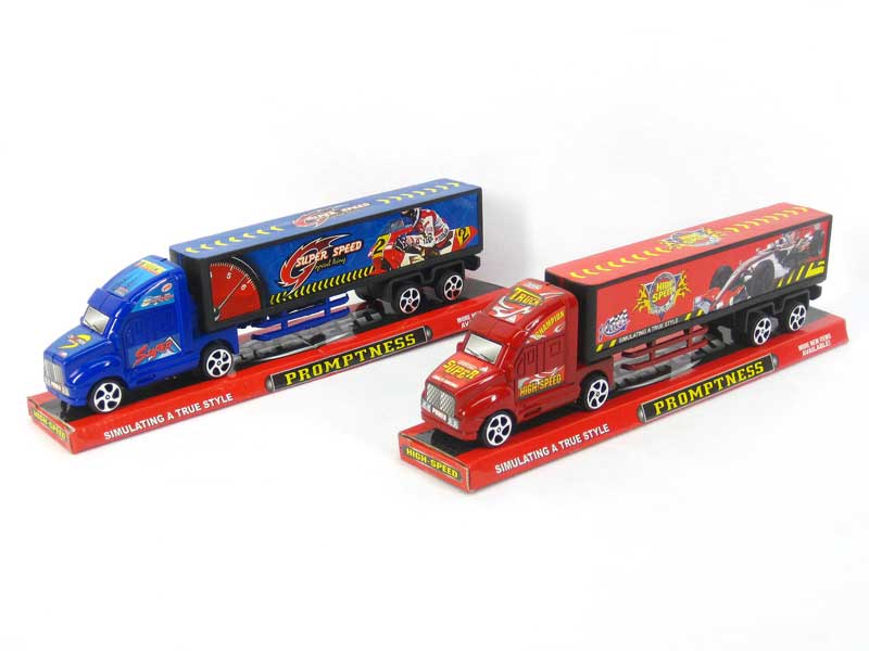 Friction Container Truck(2S2C) toys